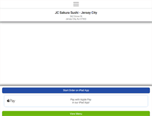 Tablet Screenshot of jcsakurasushinj.com